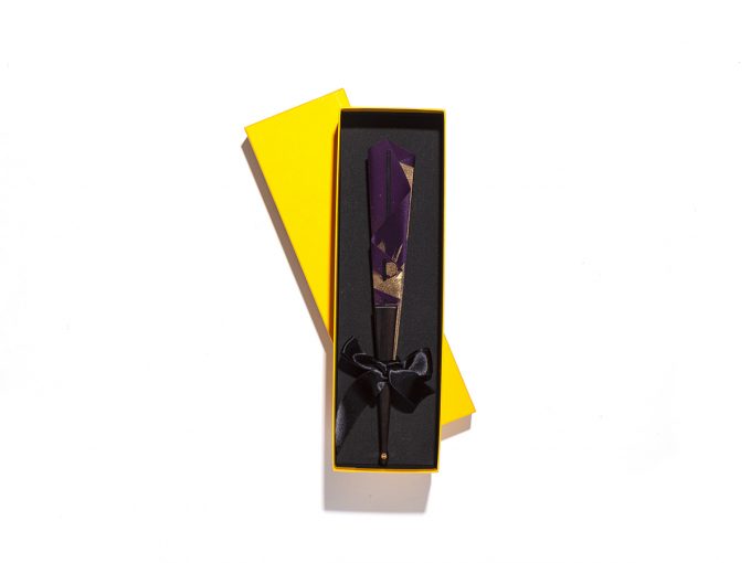 Éventail Carré Gold Violet