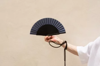 Éventail Take Away fan Marine porté main