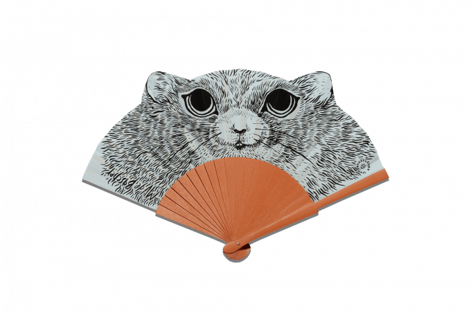 Fifi the hamster hand-fan