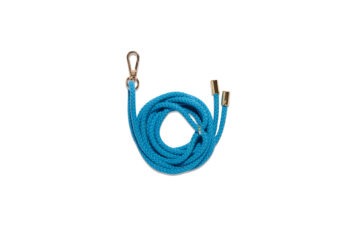 Cordon à éventail bleu