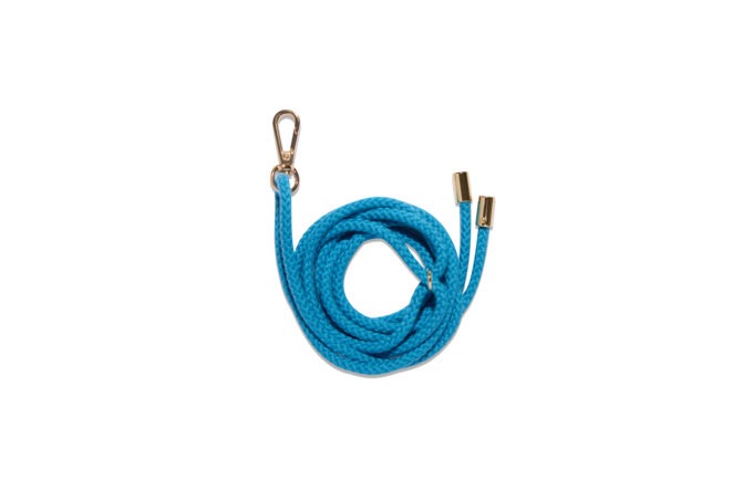 Cordon à éventail bleu