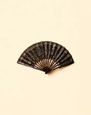 Éventail Balenciaga Couture I Duvelleroy pliable