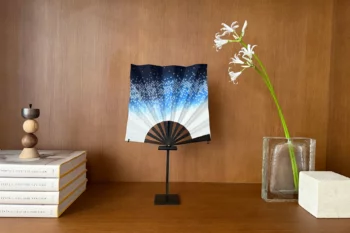 Eventail Shibori Mouchoir